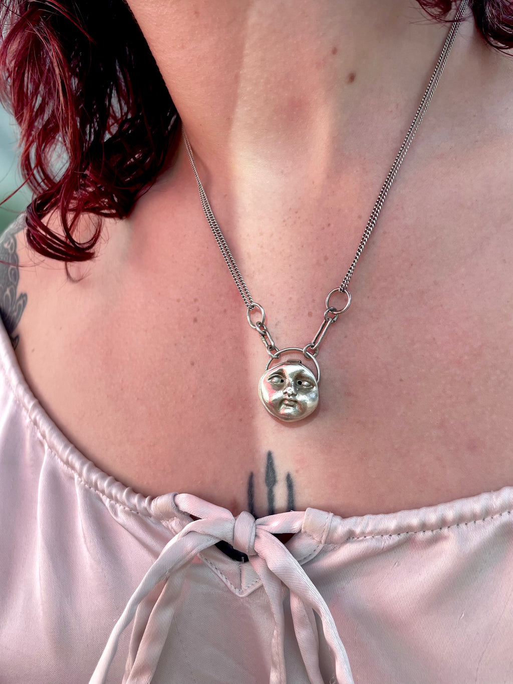 Moon Faced Locket