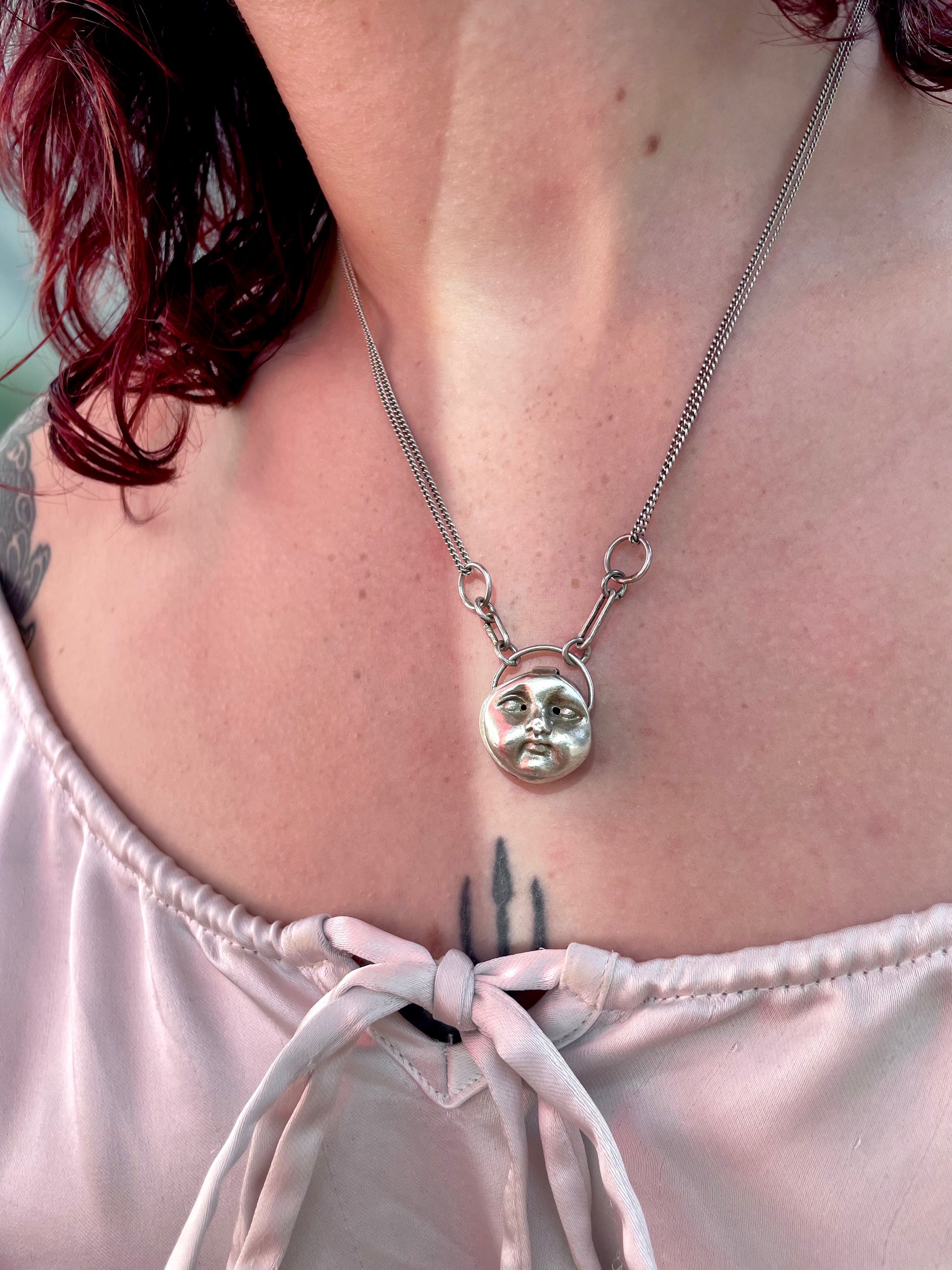 Moon Faced Locket