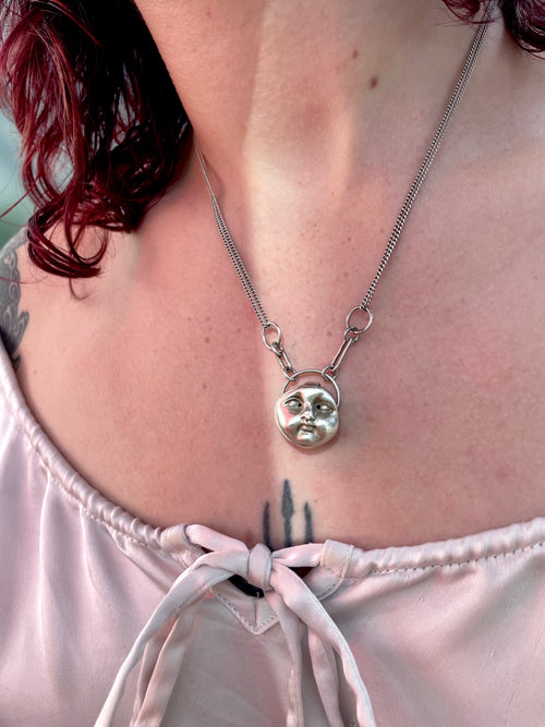 Moon Faced Locket