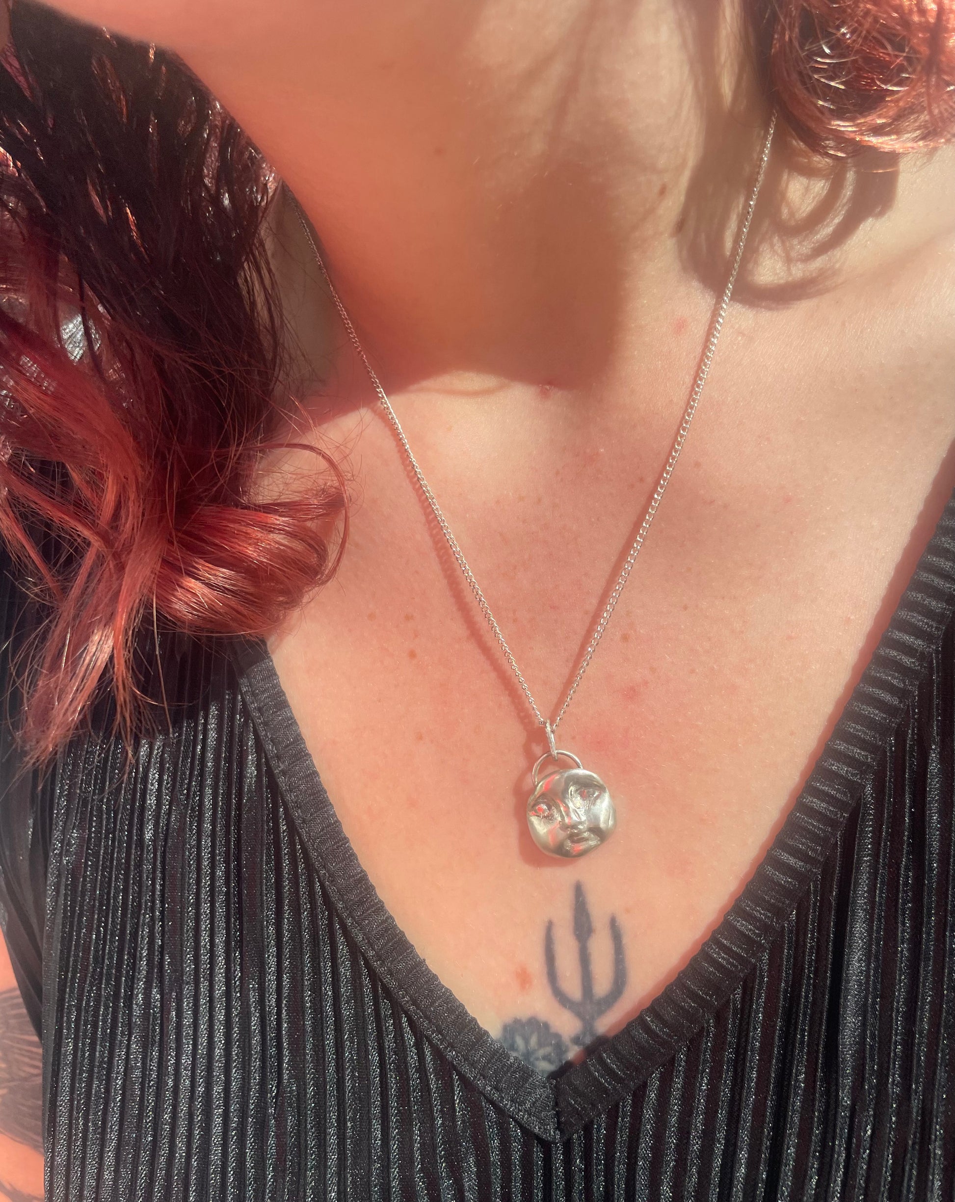 Moon Faced Pendant