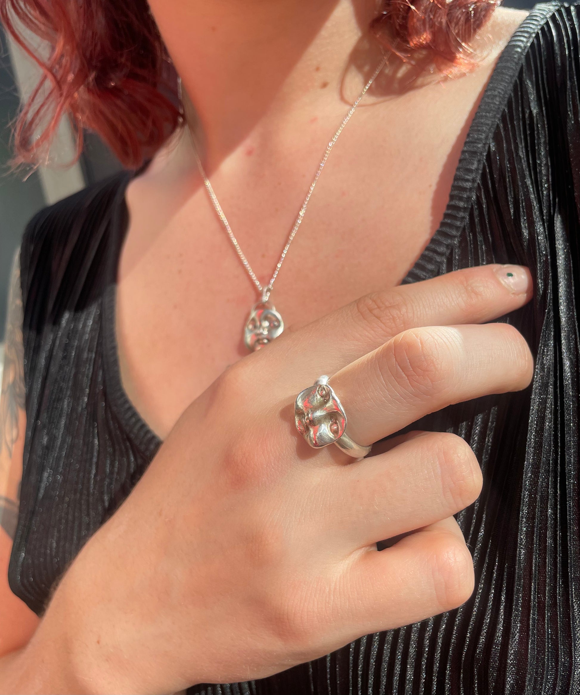 Moon Faced Ring