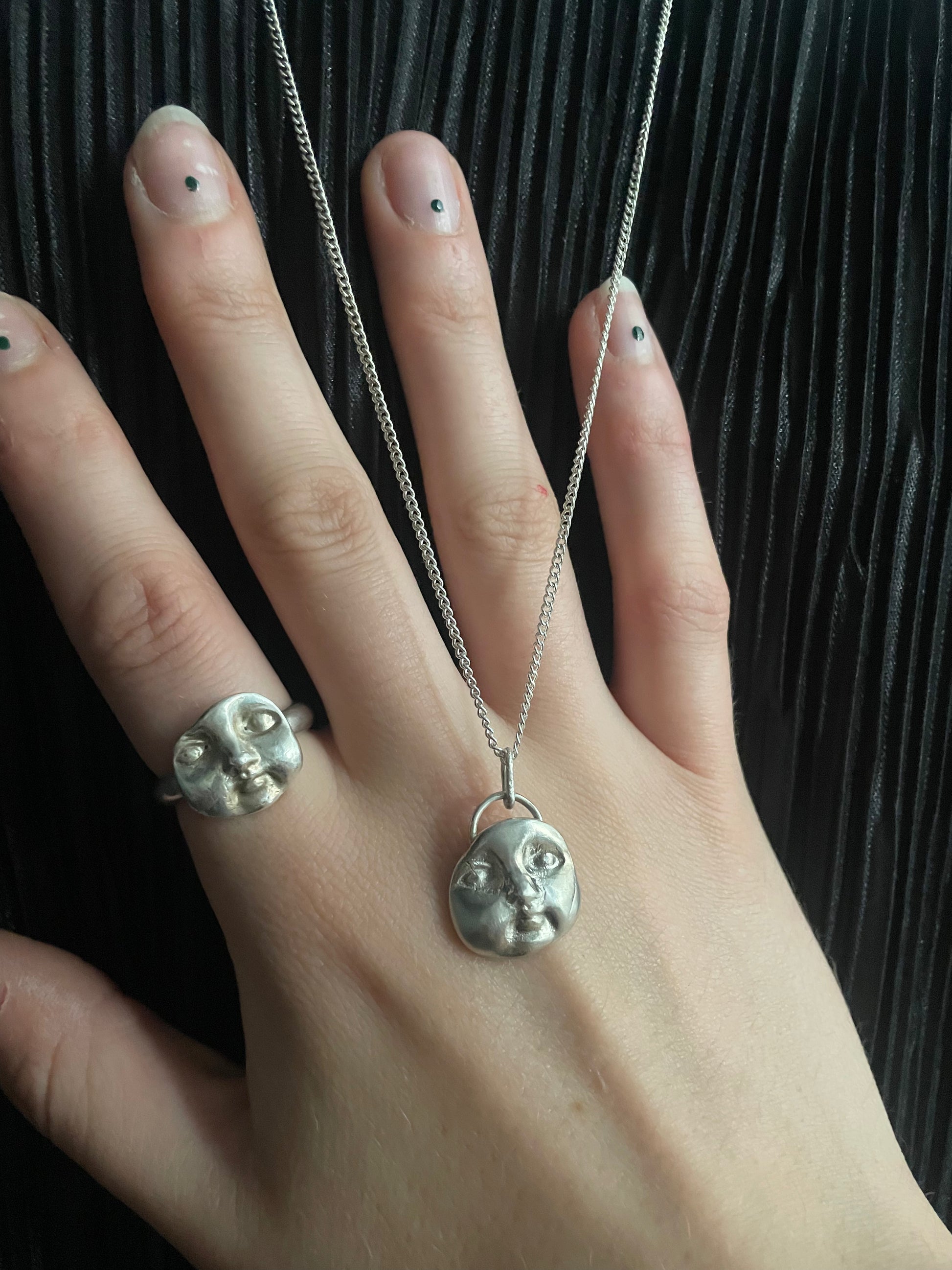 Moon Faced Pendant